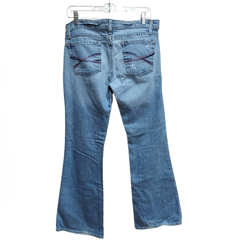 Y2K Aeropostale Stretch Flare Low-Rise Blue Jeans